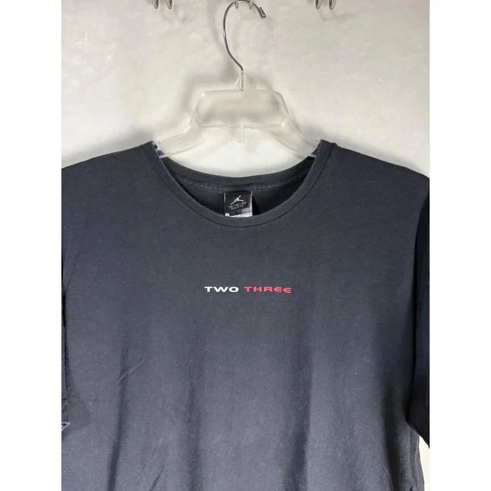 Vintage Jordan Brand 23 Two Three Black Shirt Size Adult XL